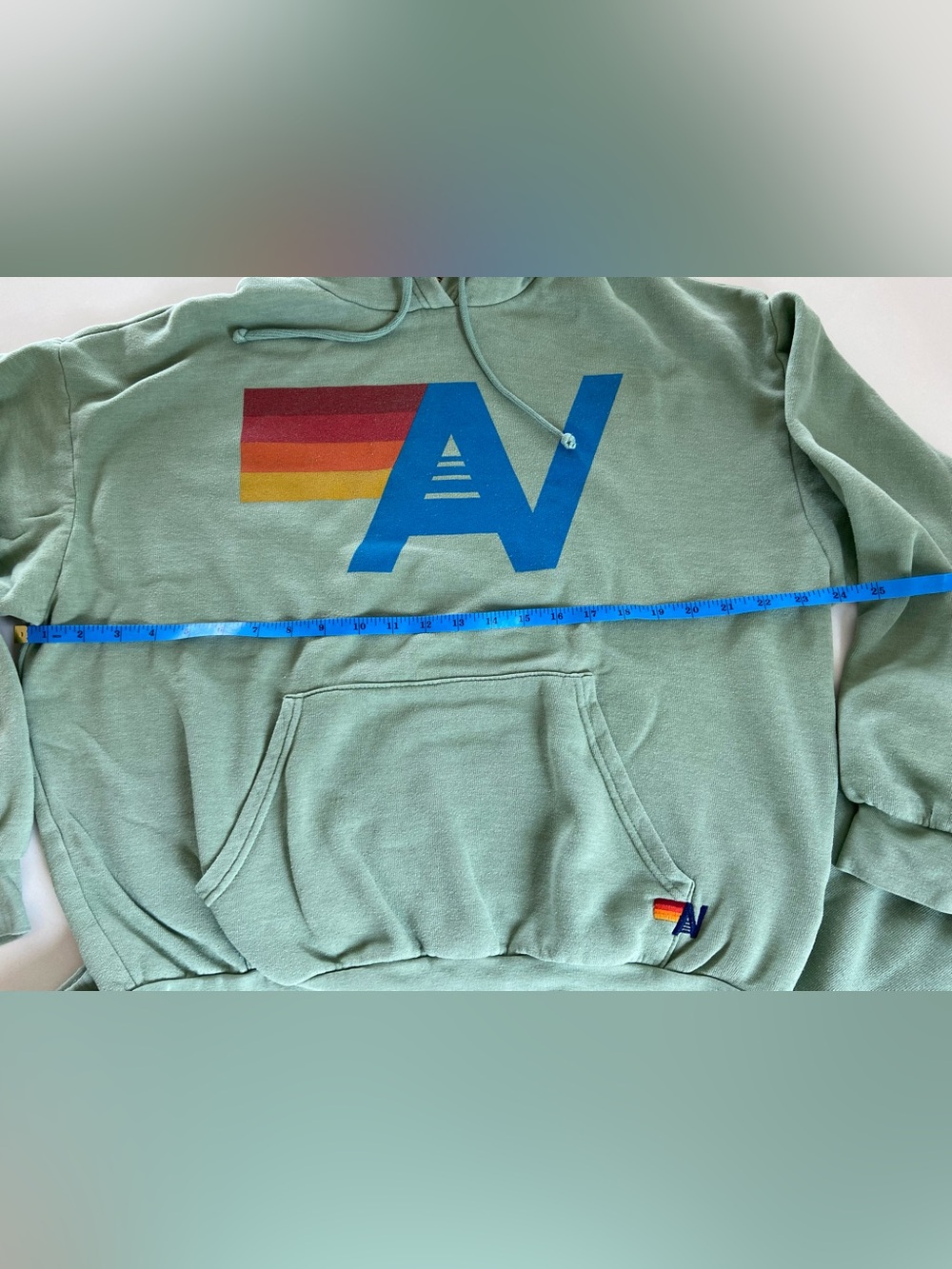 AVIATOR NATION SET Hoodie (Small) + Logo Sweats (XS) in Sage Green 🌈 - Picture 11 of 17